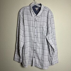 Carbon 2‎ Cobalt Men's Long Sleeve Plaid Size XXL Effortlessly Cool Style 133740